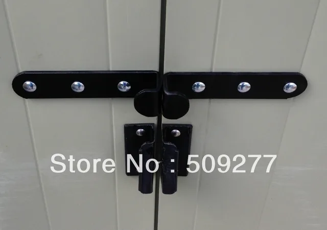 SHED LOCK HASP BRACKETS, GARAGE DOOR SECURITY HEAVY DUTY 